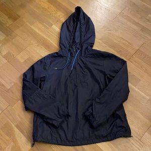 Windbreaker pull over with hood